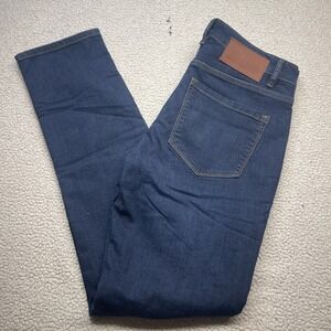 American Tall Jeans Mens 34x34 Blue Dark Wash Slim Straight Denim Pants